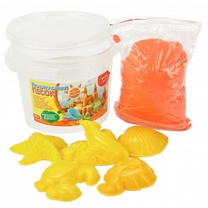 Кинетический песок 300 гр. - 6 формочек (Multiart, KS300-PDsim)