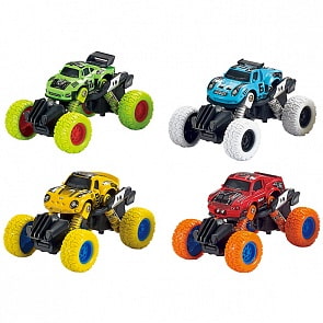 Инерционная металлическая машинка с большими колесами, 11 см (Wincars, YK-2207)