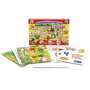Развивающая игра с липучками - Считайка (Умка, 4690590143919sim)