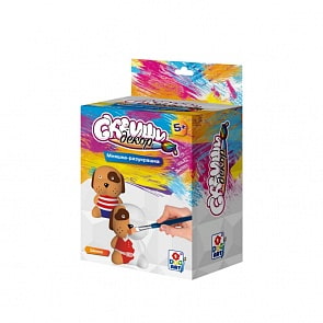 Набор для детского творчества Сквиши декор - Щенок (1toy, Т15688)