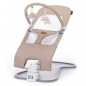 Шезлонг с электронной функцией качения Nuovita Pulito, Beige/Бежевый (Nuovita, NUO-CR002_579)