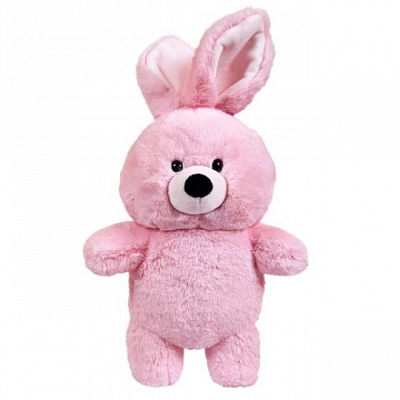 Мягкая игрушка – Флэтси. Кролик розовый, 27 см 