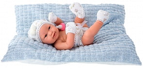 Кукла-младенец Бенни в голубом, 42 см (Antonio Juans Munecas, 5089b)