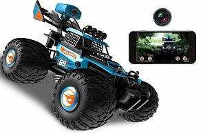 Машинка на р/у - Hot Wheels Багги, 1:28, wifi, синяя, свет (1toy, Т11571)