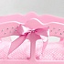 Кроватка - колыбелька для кукол с постельным бельем и балдахином, цвет: розовый  - миниатюра №2