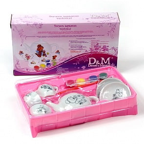 Набор керамики для раскрашивания «Мишки», сервиз (Docha&Mama, 43422)