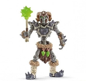 Игровая фигурка – Каменный скелет с оружием (Schleich, 42450)