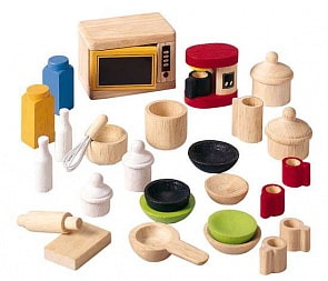 Аксессуары для кухни кукольного домика (Plan Toys, 9406)