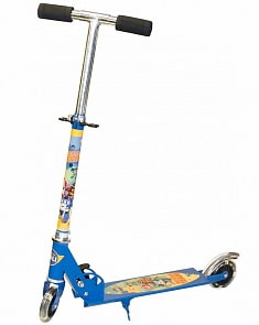 Двухколесный самокат - Poli Robocar (Gulliver, 16POLILED)