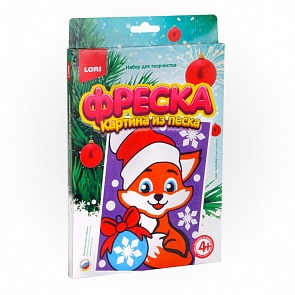 Картина из песка Фреска Рыжий лисенок (Lori, Пз/Ф-006)