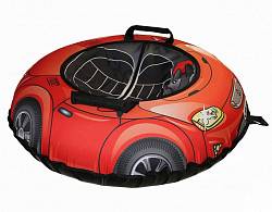 Санки надувные - Тюбинг Эксклюзив, super car, диаметр 100 см (RT, 6288RT) - миниатюра