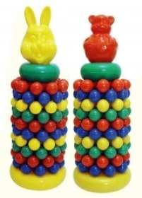 Пирамида с шарами (мультик) (Строим вместе счастливое детство, 5111VT)