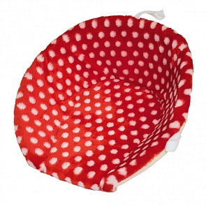 Матрасик для санок меховой - Мухомор короткий (RT, 7390)