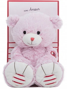 Мягкая игрушка Руж – Мишка. Розовый, 31 см (Kaloo, K963550)