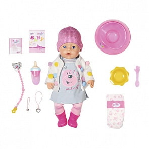 Кукла Интерактивная Baby born Стильная Весна, 43 см. (Zapf Creation, 826-690)