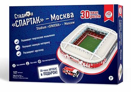 Сборный 3D пазл из пенокартона – стадион Москва Спартак 