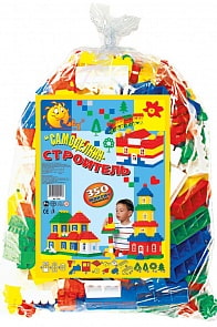 Конструктор Самоделкин макси плюс, 350 деталей (ПОЛЕСЬЕ, П-1016)