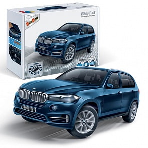 Конструктор - Машина BMW X5, синий, масштаб 1:28 (Banbao, 6803-1) Конструктор - Машина BMW X5, синий, масштаб 1:28 (Banbao, 6803-1)