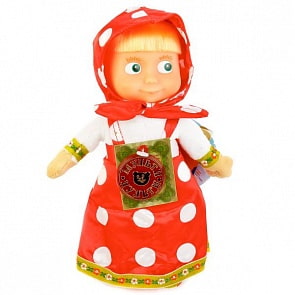 Интерактивная мягкая игрушка Маша и Медведь – Маша, 22 см (Мульти-пульти, V86121/22Asim)