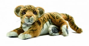 Мягкая игрушка – Тигренок лежащий, 26 см (Hansa, 4990)