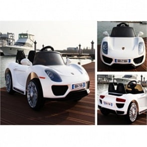 Машина на аккумуляторе – Bugati, белый, свет и звук (Bugati, ST00029-WHsim)