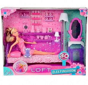 Кукла Штеффи в спальной комнате (Simba, 5730411)