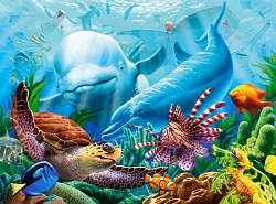 Пазлы Castorland – Жизнь океана, 2000 элементов (Castorland, C-200627) - миниатюра