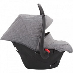 Детское автокресло Bebetto© – Mars, черно-серое, группа 0+, до 13 кг (Bebetto, F020_LJ195)
