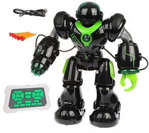 Робот на р/у, ИК-управление, русская озвучка, в комплекте 5 стрел, свет и звук (Наша игрушка, ZYA-A2748)