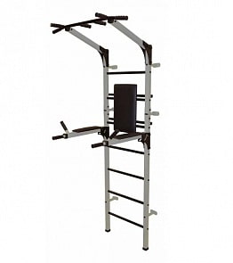 Детский спортивный комплекс - Олимп со складными брусьями, серебристо/черный (Формула здоровья, СГ000002101)