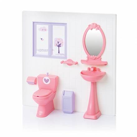 Туалетная комната для кукол 