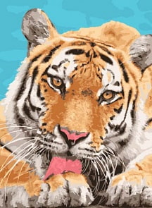 Раскраска по номерам После охоты (Lori, Ркн/ф-172)