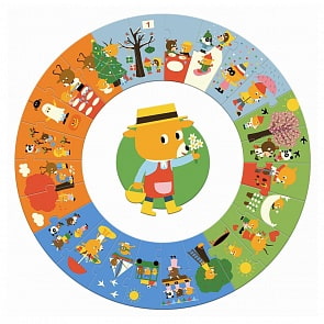 Пазл гигант - Мой год, 24 детали (Djeco, 07016)