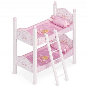 Кроватка для куклы двухъярусная серии Мария, 57 см (DeCuevas, 54223)