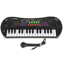 Синтезатор HS3260A на батарейках с микрофоном, 32 клавиши (B1327576) ассортимент - миниатюра