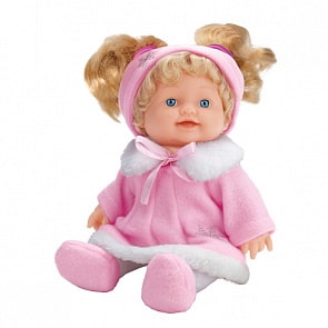 Интерактивная кукла Карапуз в шубке, 24 см, стихи и песенка А. Барто (Карапуз, SMD24509-RUsim)