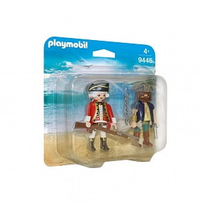 Конструктор Playmobil. ДУО. Пират и солдат (Playmobil, 9446pm)