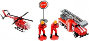 Набор Пожарная техника, металлический (Технопарк, SB-16-37)