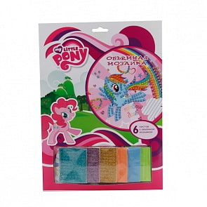 Набор для творчества My Little Pony - Объемная мозаика (Multiart, MSA-EP100-MLP)