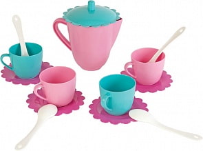 Чайный набор – Зайка, 14 предметов в сумочке (Mary Poppins, 39322)