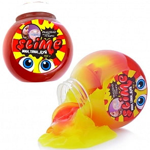 Лизун Slime Mega Mix, желтый + клубничный, 500 г (Фабрика игрушек, S500-2)