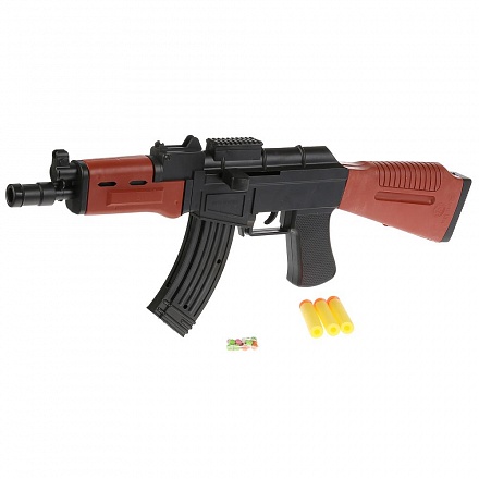 Автомат - AK-47 с мягкими пулями на присосках 