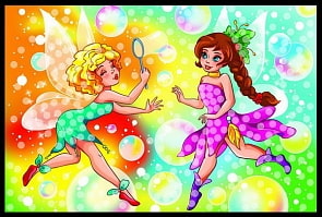 Мозаика из пайеток формат А4 - Красивые Феи (Рыжий кот, М-8649)