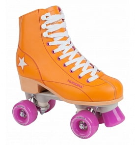 Ролики-квады Hudora Rollschuh Roller Disco, 36, orange/lila (Hudora, 13201)