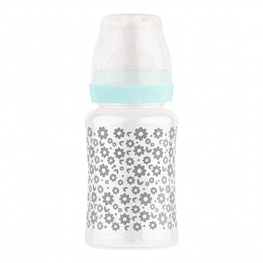 Бутылочка для кормления с соской молочной Классика, 0+. 250мл (Lubby, 20154/144/12)