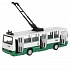 Модель Городской троллейбус 17 см свет-звук двери открываются инерционная металлическая  - миниатюра №4