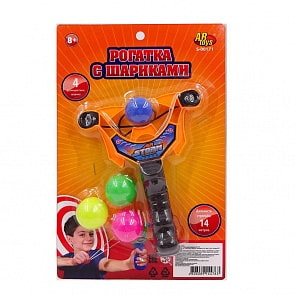 Рогатка с 4 шариками для стрельбы (ABtoys, S-00171)