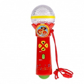 Микрофон с музыкой Шаинского, 10 песен из мультфильмов, 10 потешек (Умка, B1252960-R1-N)