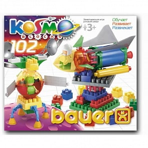 Конструктор серия «Космос», 102 элемента (Кроха, 268b) Конструктор серия «Космос», 102 элемента (Кроха, 268b)