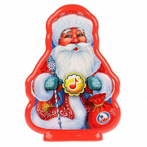 Музыкальный плеер - Дед мороз, 9 новогодних песен, звуки волшебства, бой курантов (Умка, HT785-R)